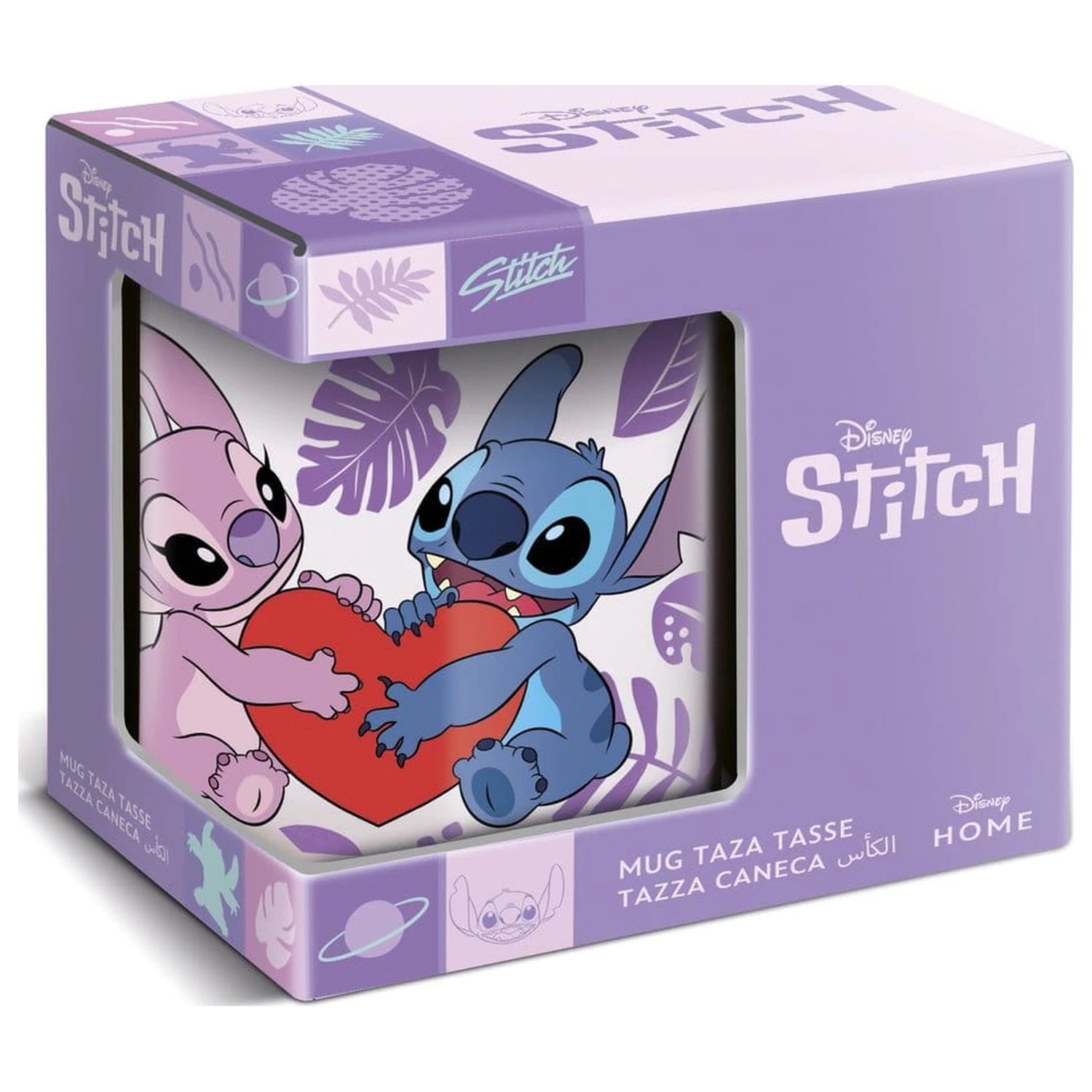 Lilo & Stitch skodelica Angel & Stitch Heart 325 ml fotografija izdelka