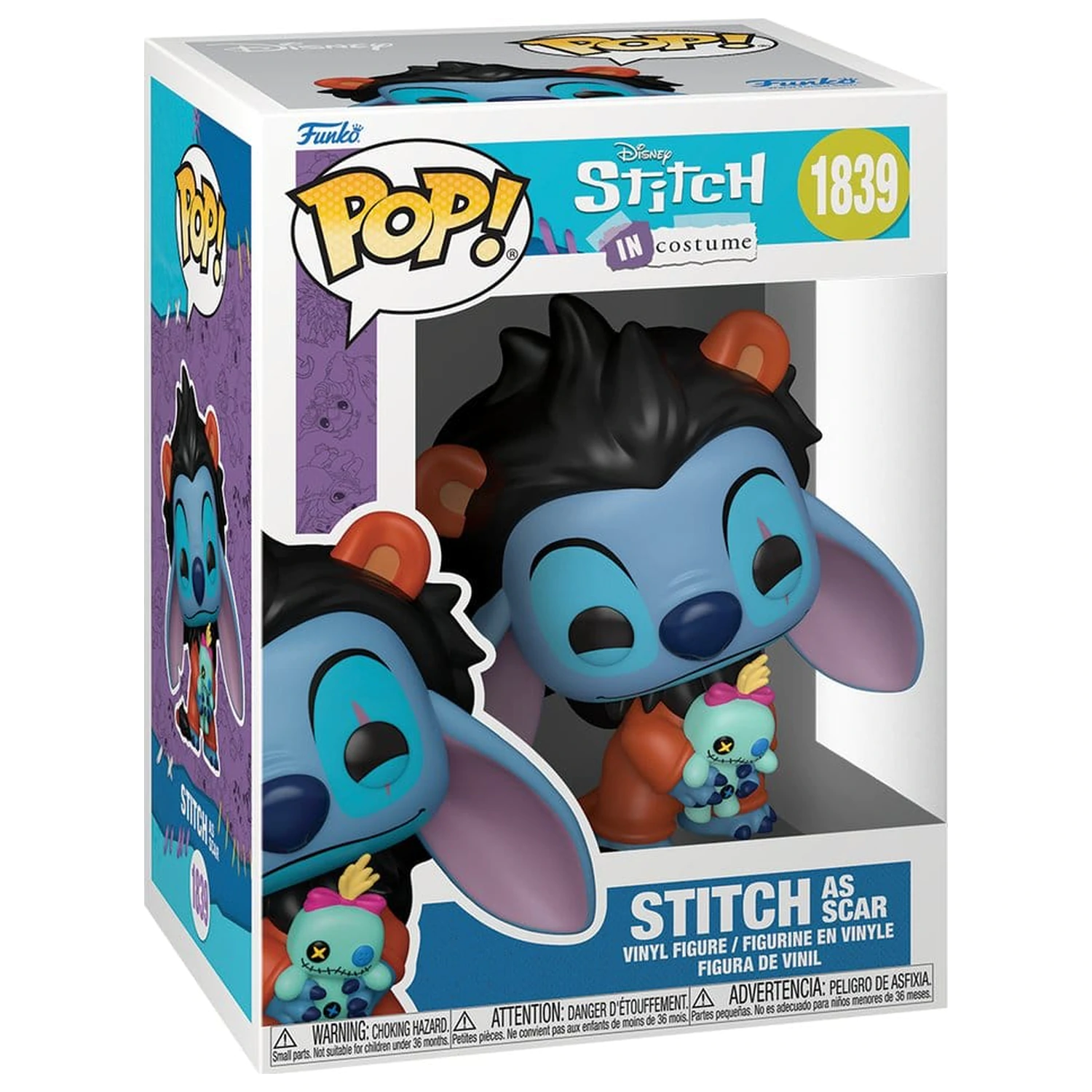 Lilo & Stitch Funko POP! Disney vinilna figura Stitch as Scar 9 cm fotografija izdelka