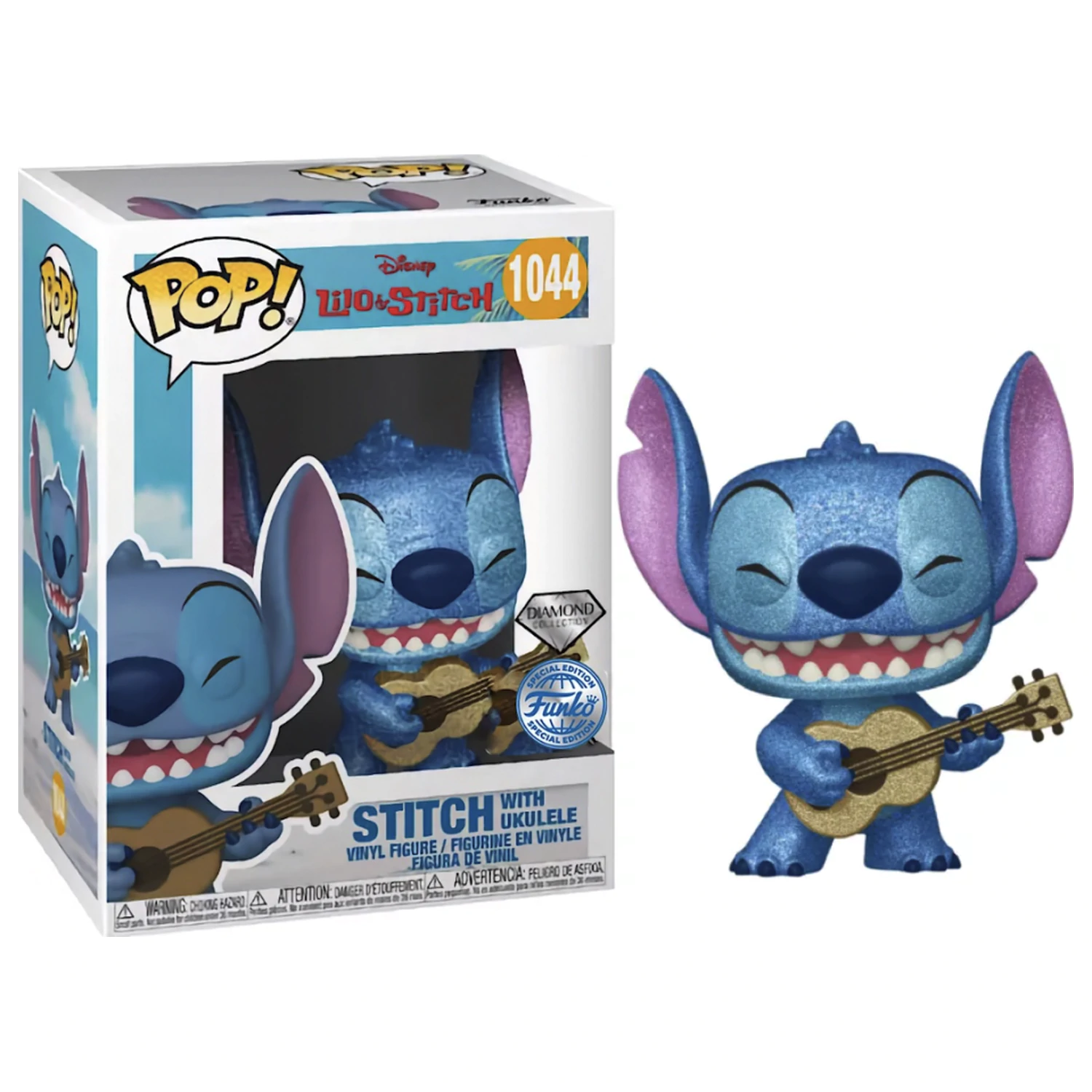 Lilo & Stitch Funko Pop Stitch z ukulele (Diamond) fotografija izdelka