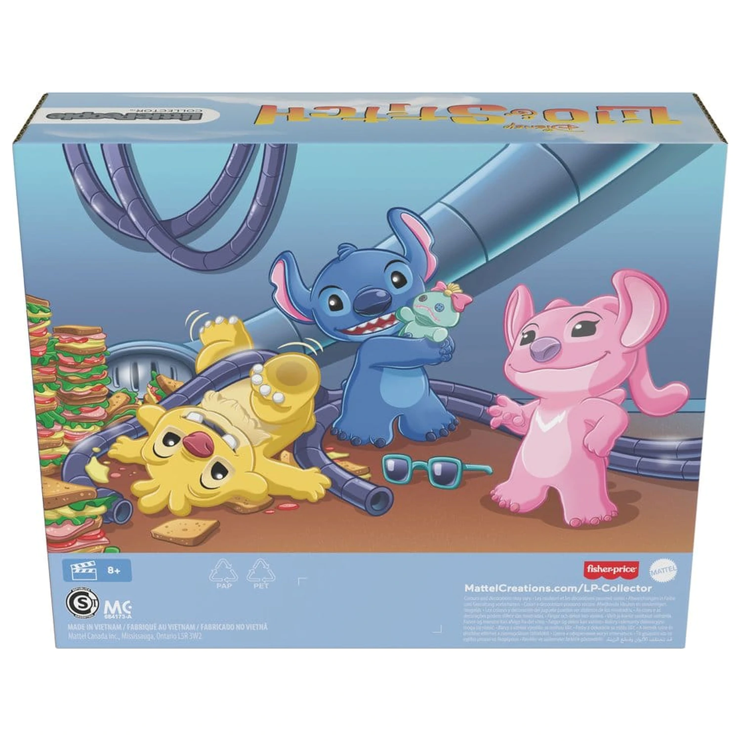 Lilo & Stitch Little People Collector mini figure 3-paket Stitch & The Cousins 7 cm fotografija izdelka