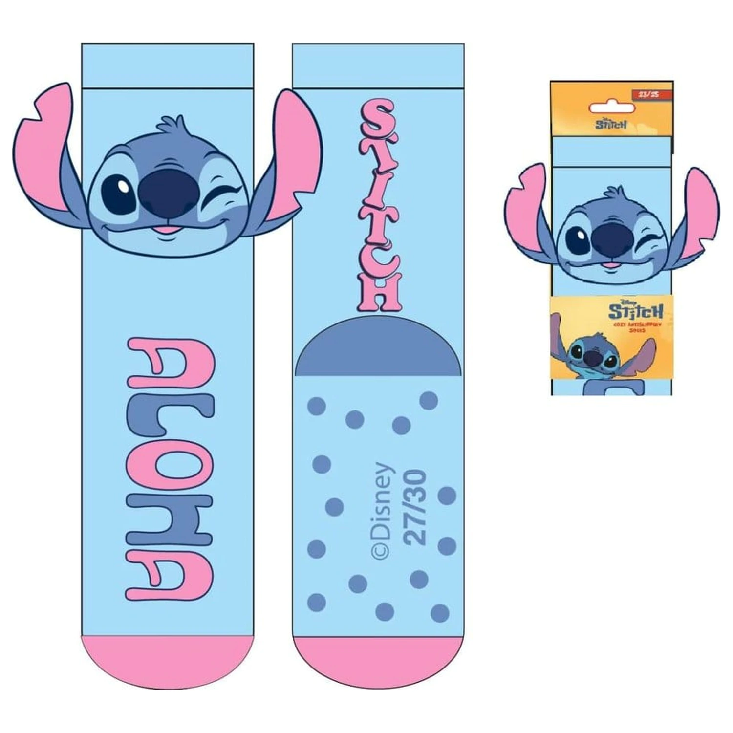 Lilo & Stitch udobne protizdrsne nogavice Stitch 27-34 fotografija izdelka