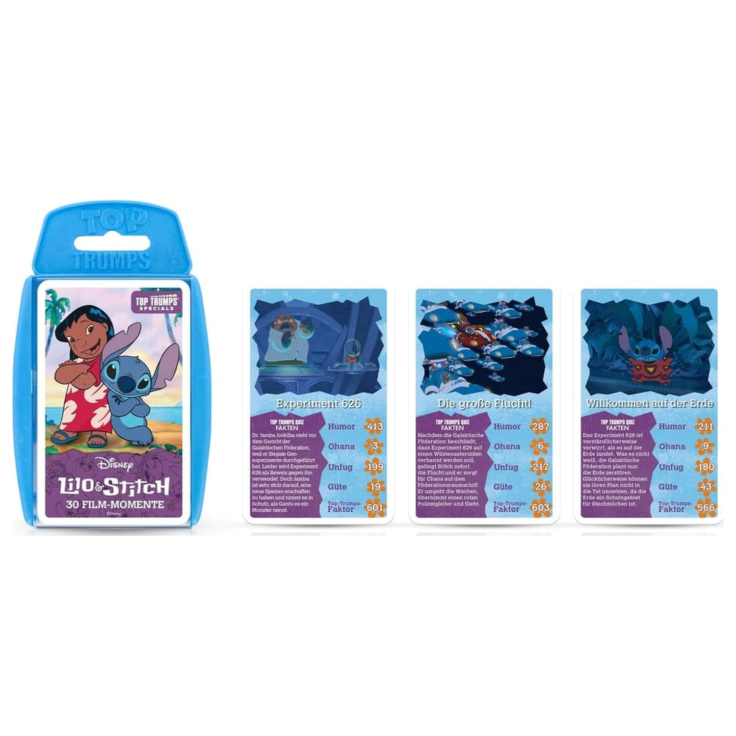 Lilo & Stitch Igra s kartami Top Trumps *nemška verzija* fotografija izdelka