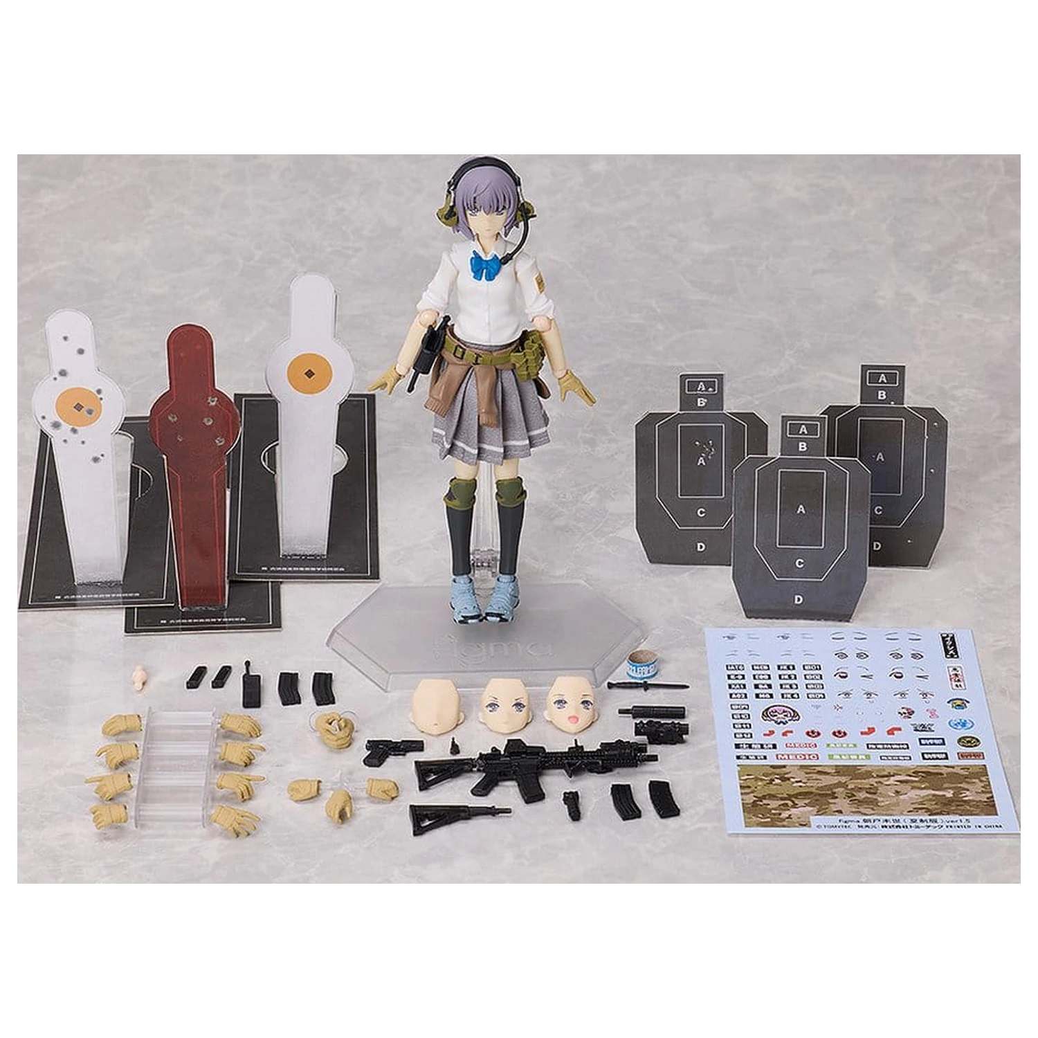 Little Armory figma Akcijska figura Miyo Asato: Summer Uniform ver. 1.5 13 cm fotografija izdelka