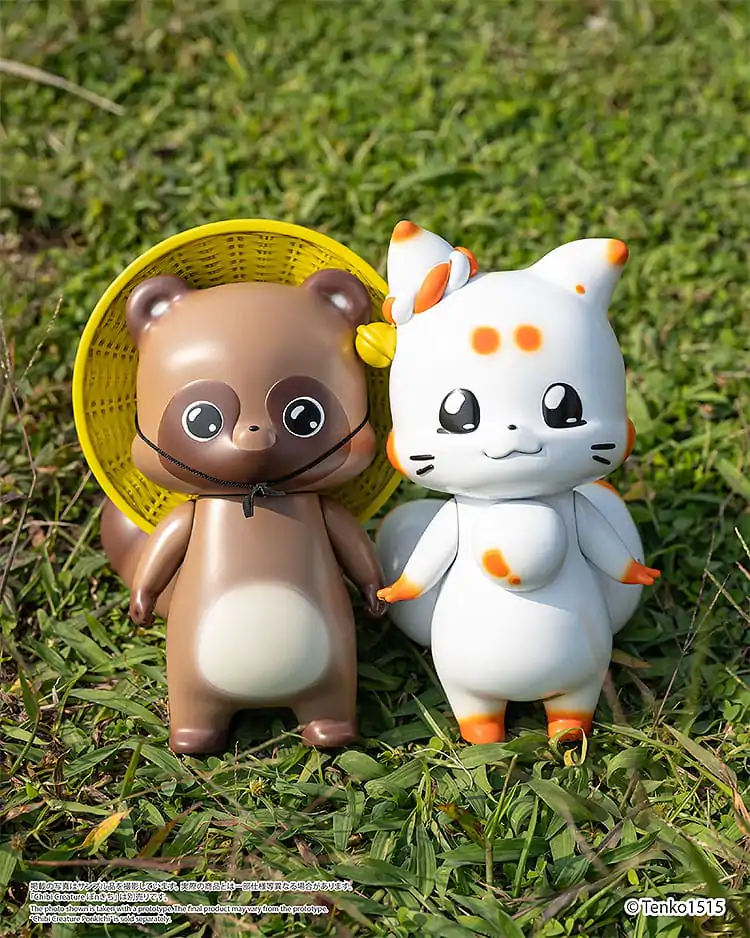 Little Fox with Two Tails Vinil Figura Chibi Creature Tenko 15 cm fotografija izdelka