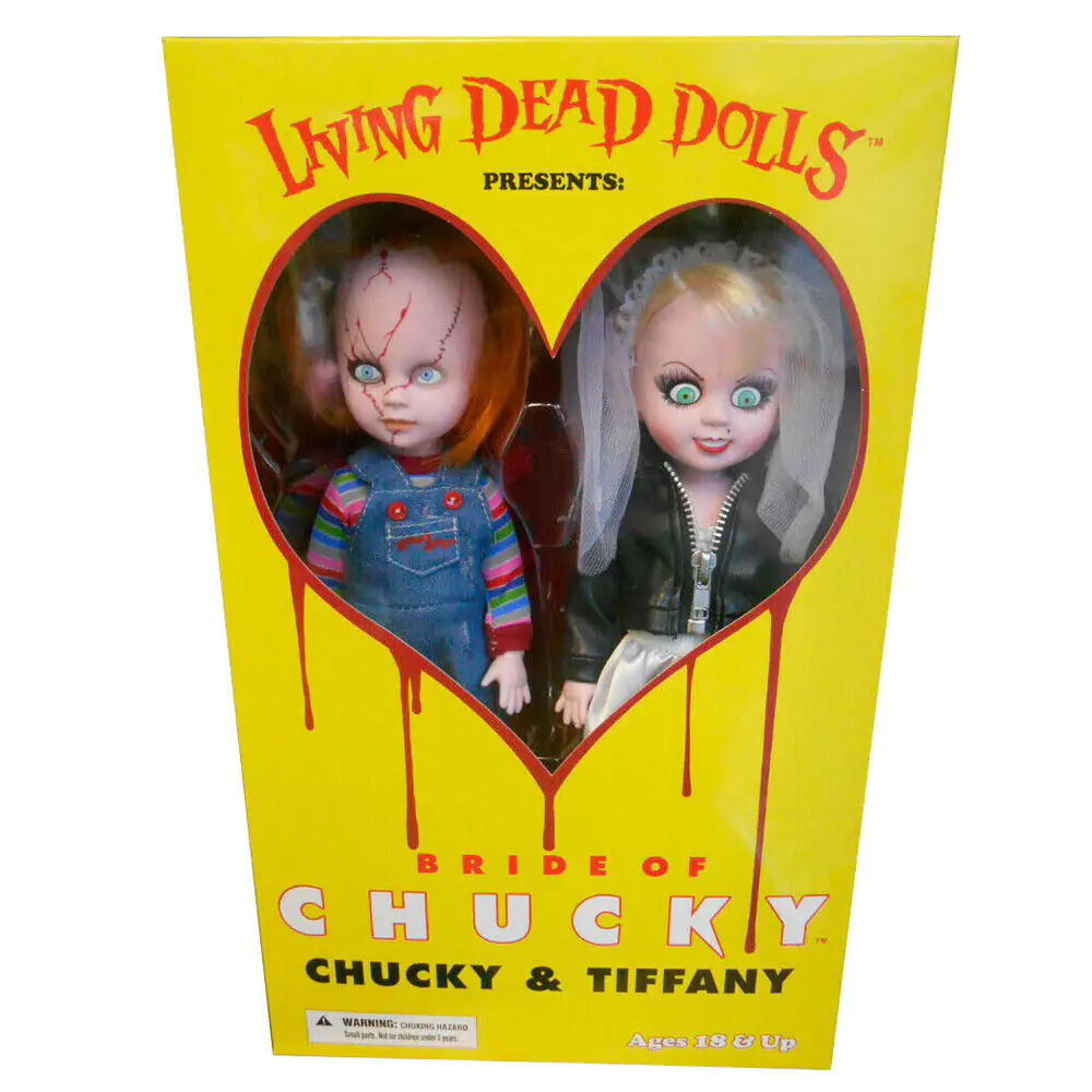 Living Dead Dolls Chucky and Tifanny paket 2 figuri 25 cm fotografija izdelka