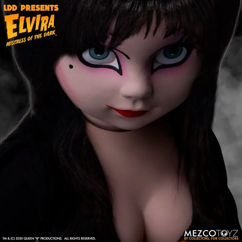 Elvira Mistress of the Dark Living Dead Dolls lutka Elvira 25 cm fotografija izdelka