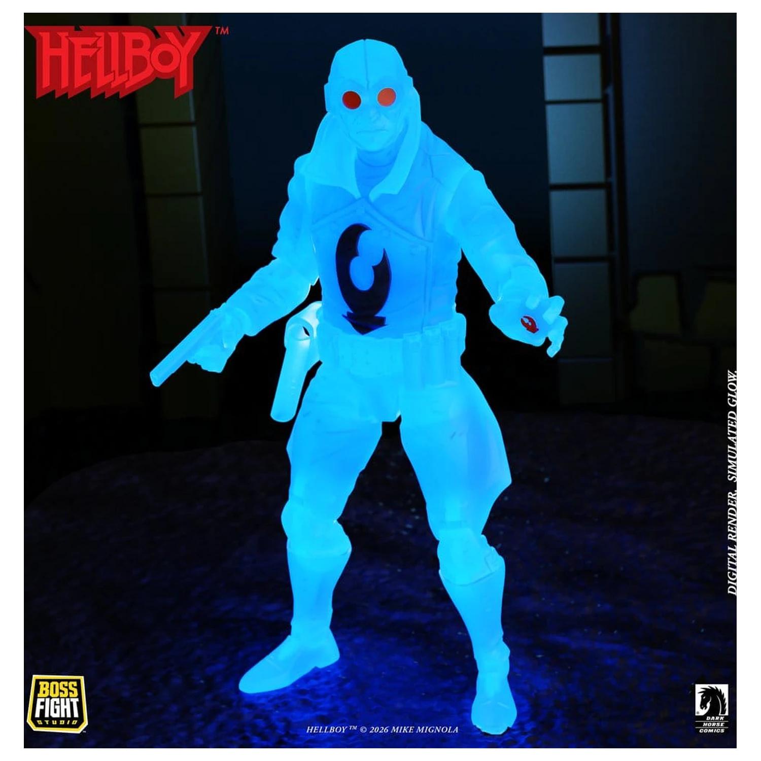 Lobster Johnson 1/12 akcijska figura The Ghost of Lobster Johnson (Limited Edition) 17 cm fotografija izdelka