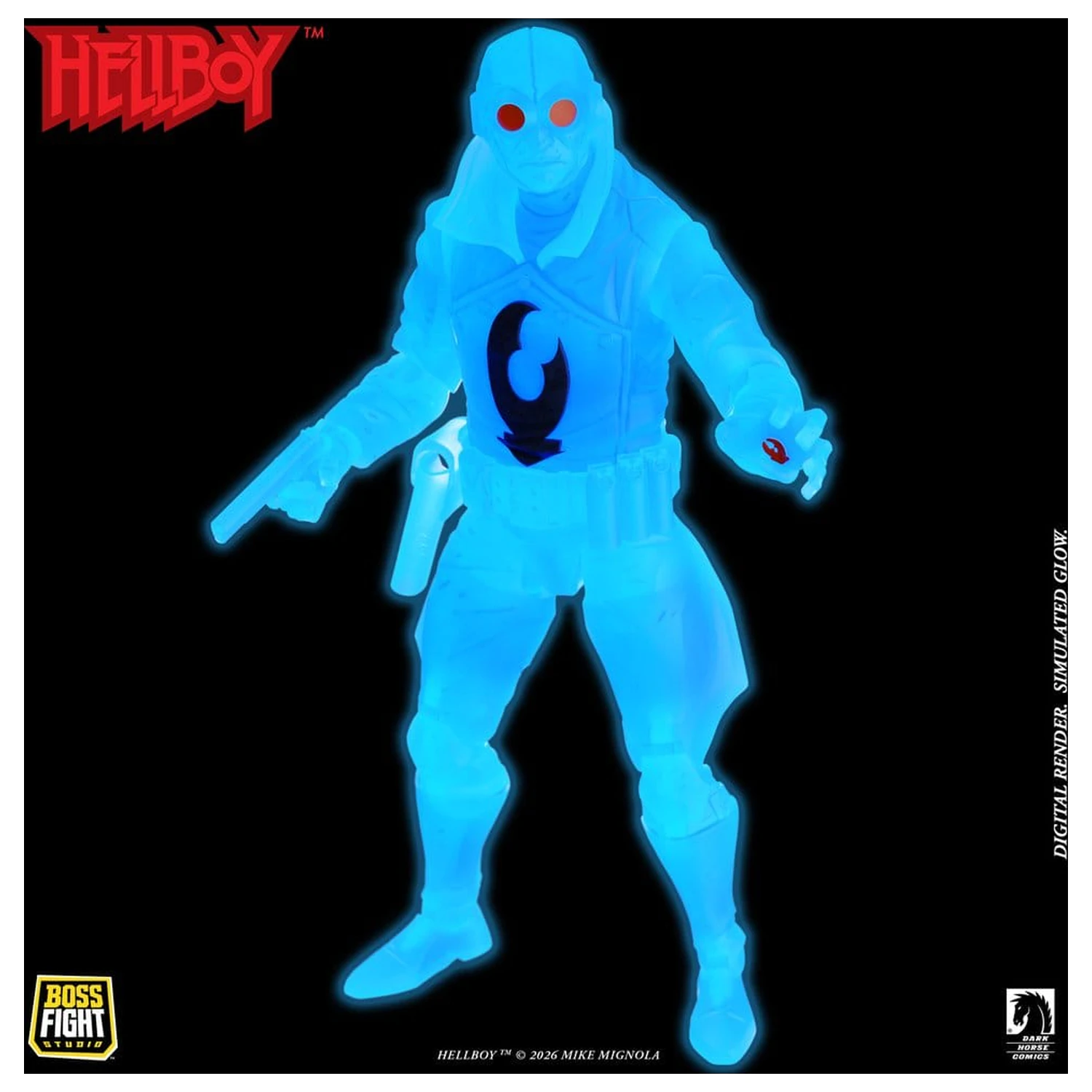 Lobster Johnson 1/12 akcijska figura The Ghost of Lobster Johnson (Limited Edition) 17 cm fotografija izdelka