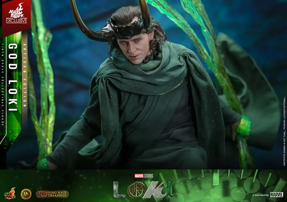 Loki DX Akcijska Figura 1/6 God Loki Artisan Edition Hot Toys Exclusive 31 cm fotografija izdelka