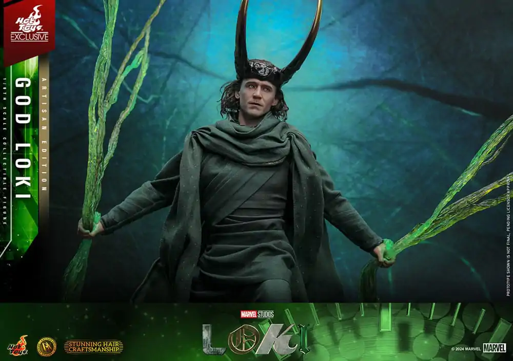 Loki DX Akcijska Figura 1/6 God Loki Artisan Edition Hot Toys Exclusive 31 cm fotografija izdelka