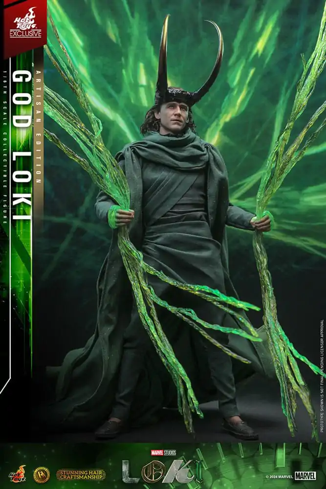 Loki DX Akcijska Figura 1/6 God Loki Artisan Edition Hot Toys Exclusive 31 cm fotografija izdelka