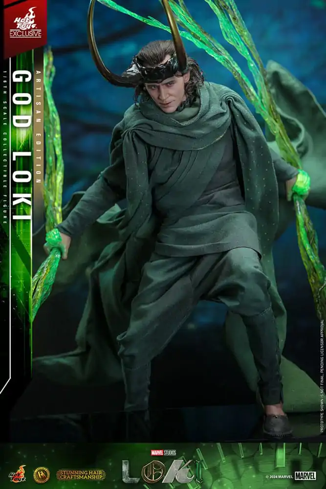 Loki DX Akcijska Figura 1/6 God Loki Artisan Edition Hot Toys Exclusive 31 cm fotografija izdelka