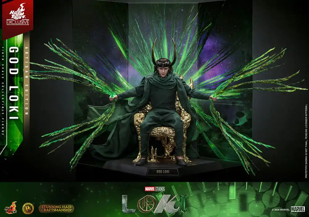 Loki DX Akcijska Figura 1/6 God Loki Artisan Edition Hot Toys Exclusive 31 cm fotografija izdelka