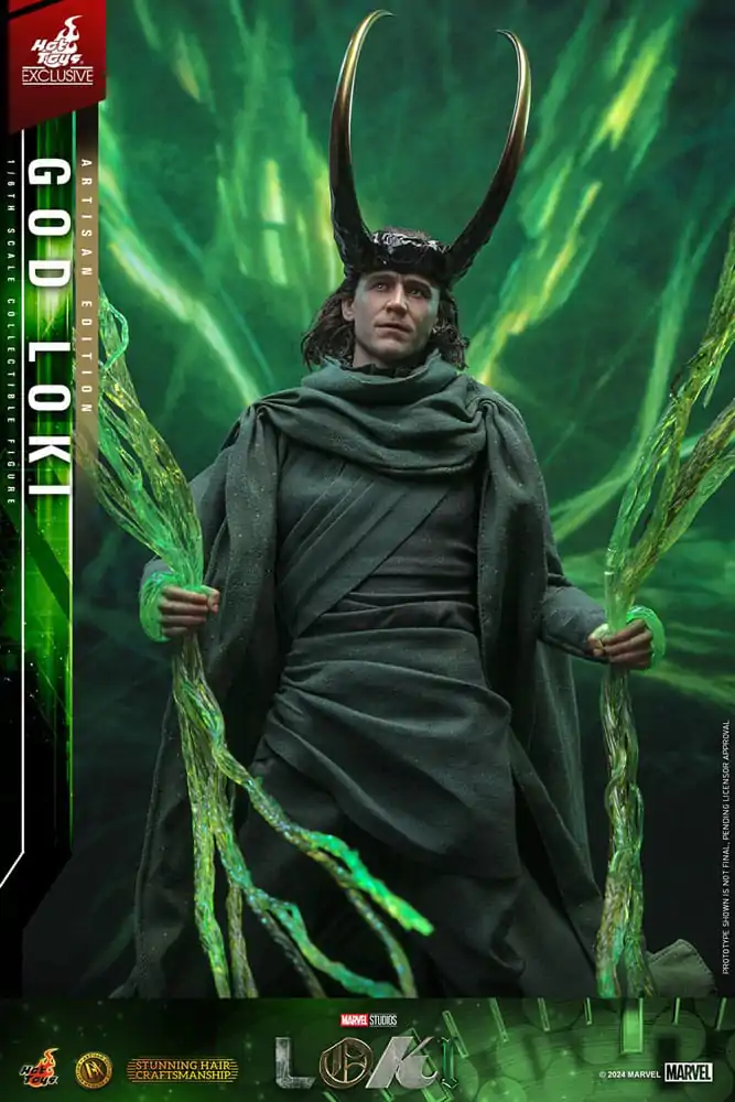Loki DX Akcijska Figura 1/6 God Loki Artisan Edition Hot Toys Exclusive 31 cm fotografija izdelka