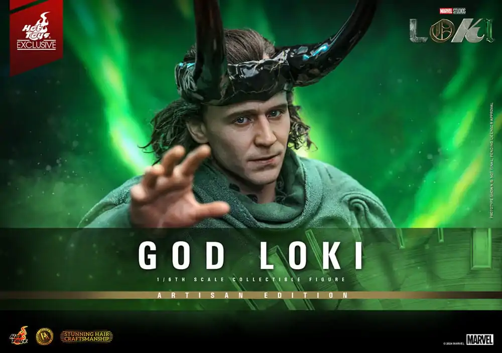 Loki DX Akcijska Figura 1/6 God Loki Artisan Edition Hot Toys Exclusive 31 cm fotografija izdelka
