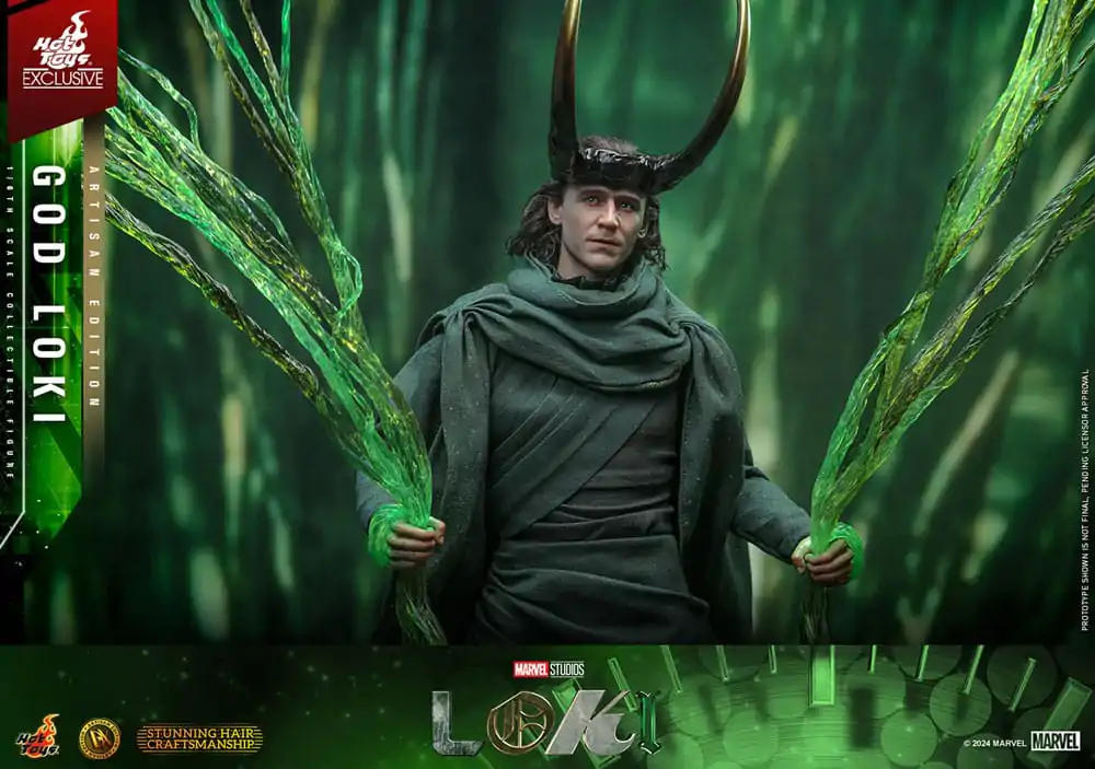 Loki DX Akcijska Figura 1/6 God Loki Artisan Edition Hot Toys Exclusive 31 cm fotografija izdelka