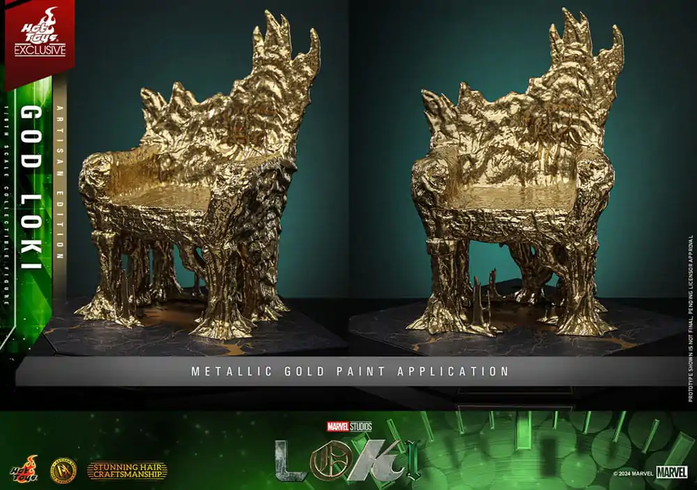 Loki DX Akcijska Figura 1/6 God Loki Artisan Edition Hot Toys Exclusive 31 cm fotografija izdelka