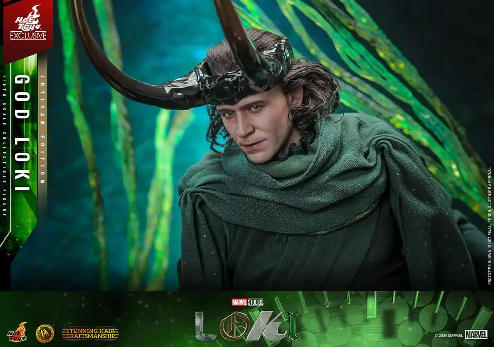 Loki DX Akcijska Figura 1/6 God Loki Artisan Edition Hot Toys Exclusive 31 cm fotografija izdelka