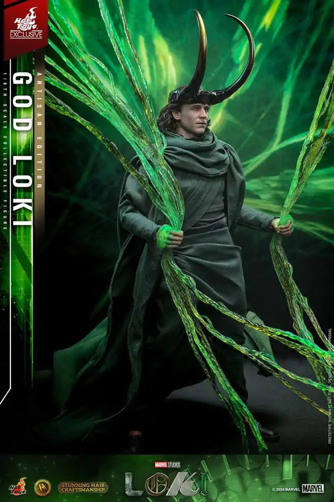 Loki DX Akcijska Figura 1/6 God Loki Artisan Edition Hot Toys Exclusive 31 cm fotografija izdelka