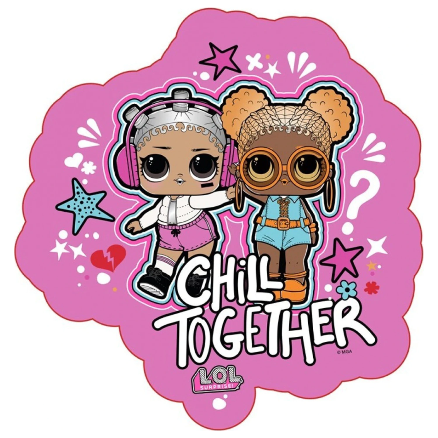 LOL Surprise Chill vzglavnik v obliki fotografija izdelka