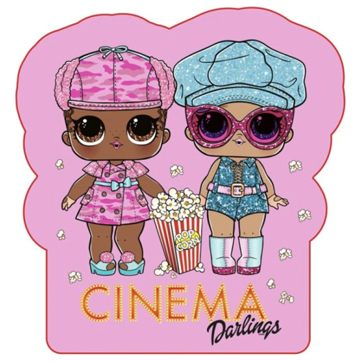 LOL Surprise Cinema okrasni vzglavnik, oblikovana blazina fotografija izdelka