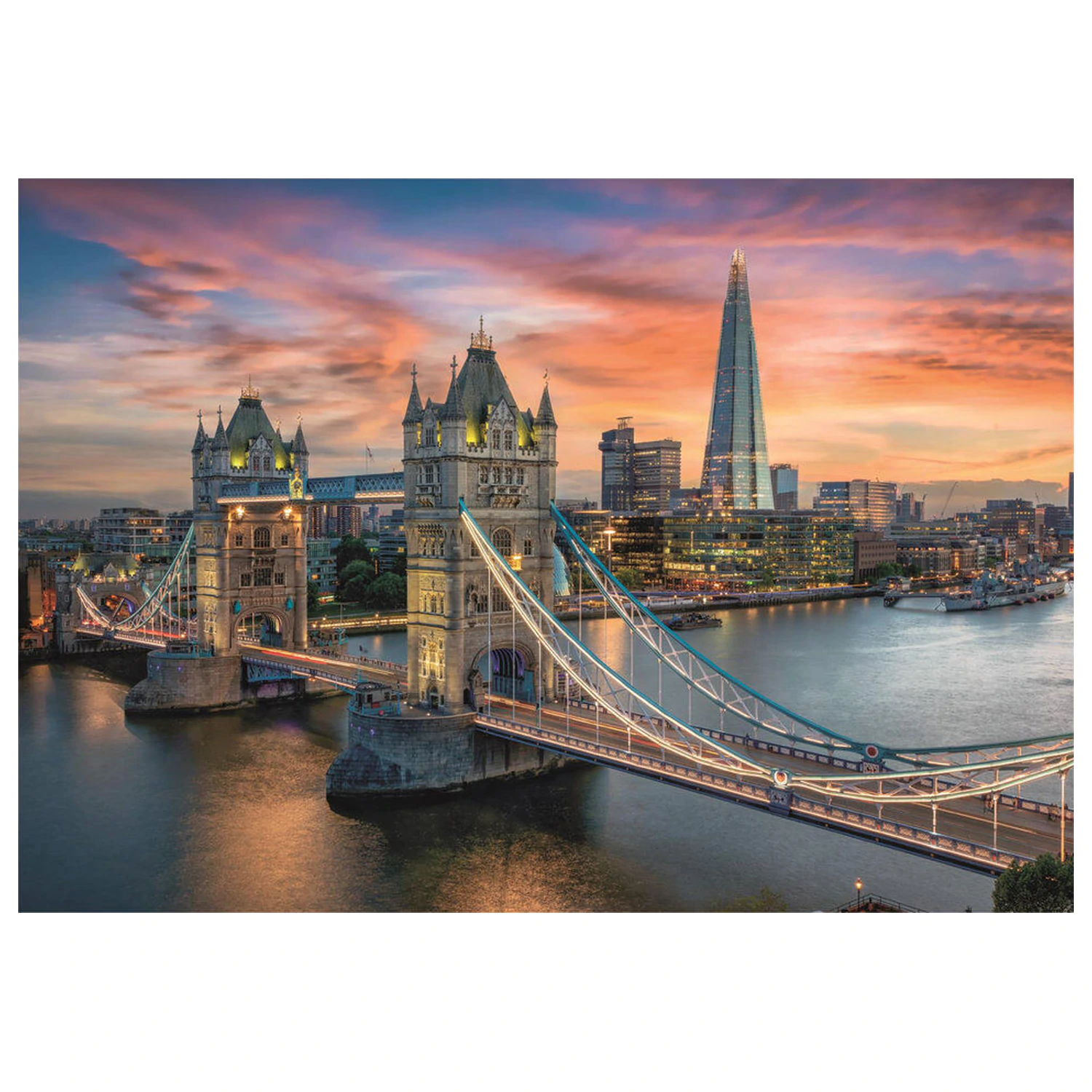London Twilight sestavljanka 1500 kosov fotografija izdelka