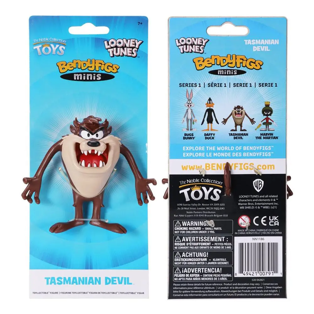 Looney Tunes Bendyfigs upogljiva figura Taz Tasmanian Devil 9 cm fotografija izdelka