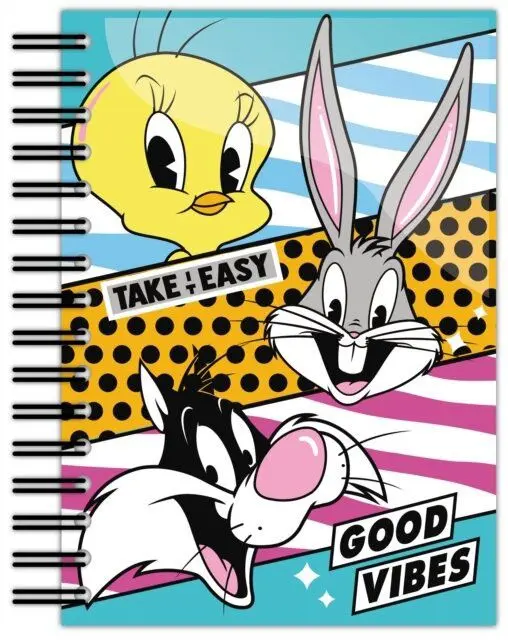 Looney Tunes Wiro Beležnica A5 Good Vibes fotografija izdelka