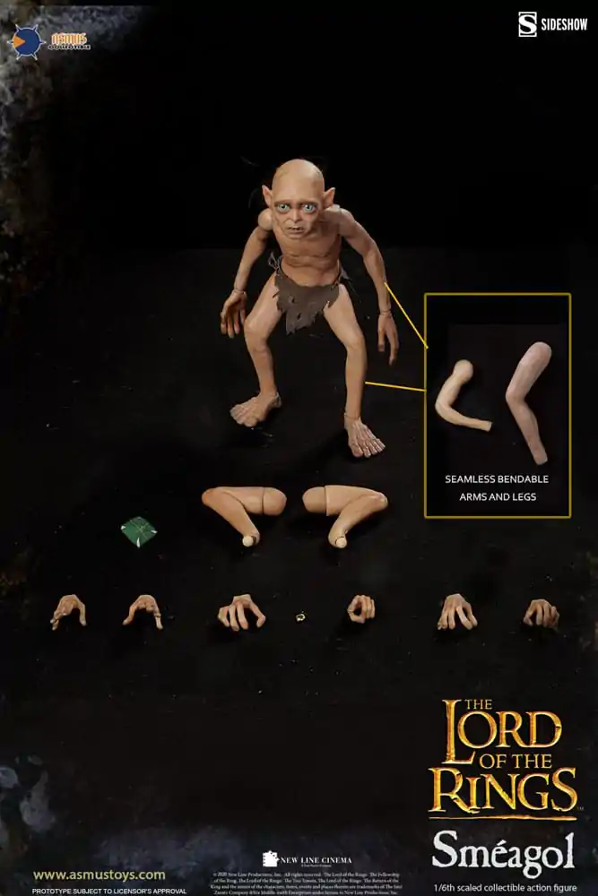 Akcijska figura Lord of the Rings 1/6 Sméagol 20 cm fotografija izdelka