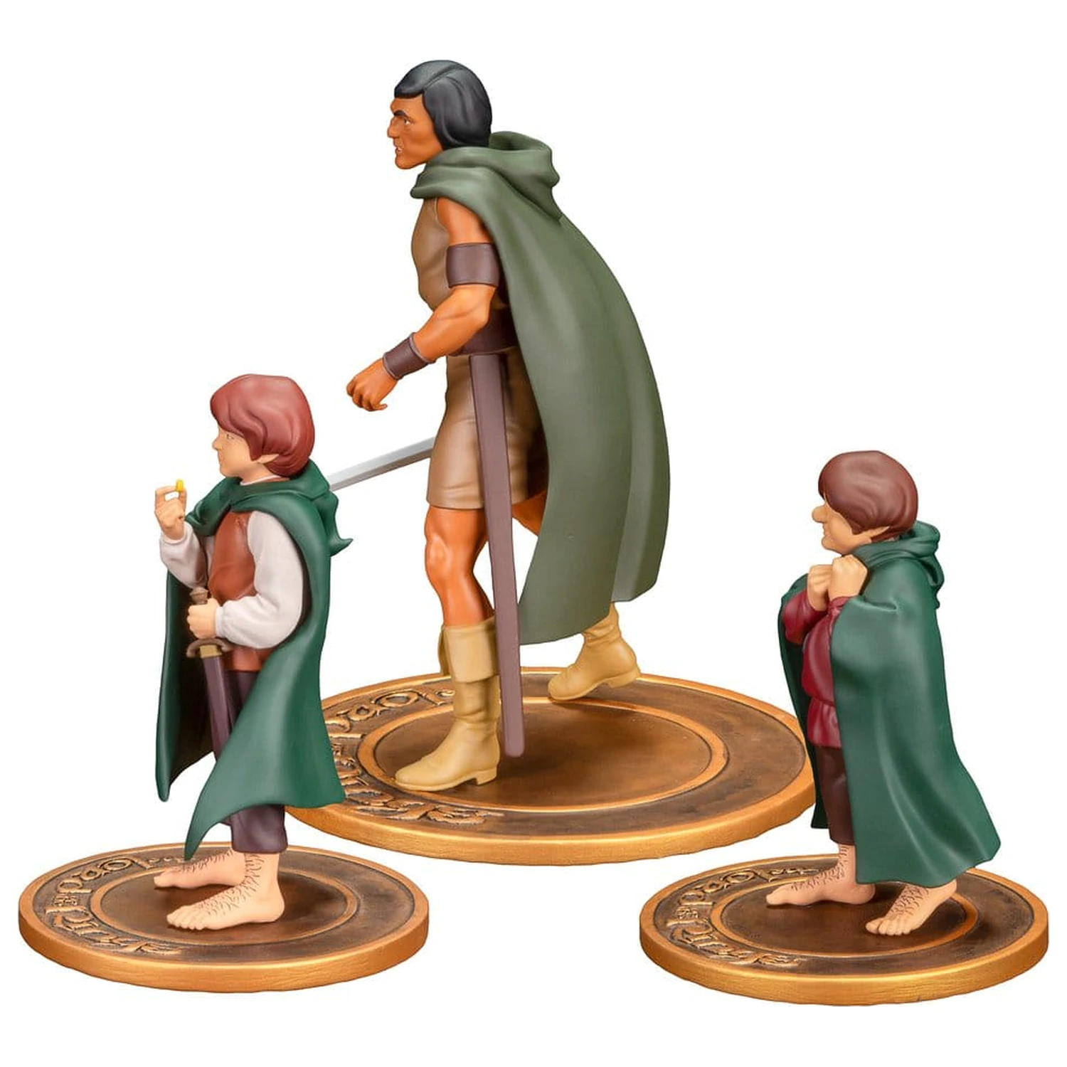 Lord of the Rings Animated Film PVC figurice 3-paket Frodo, Aragorn in Samwise fotografija izdelka
