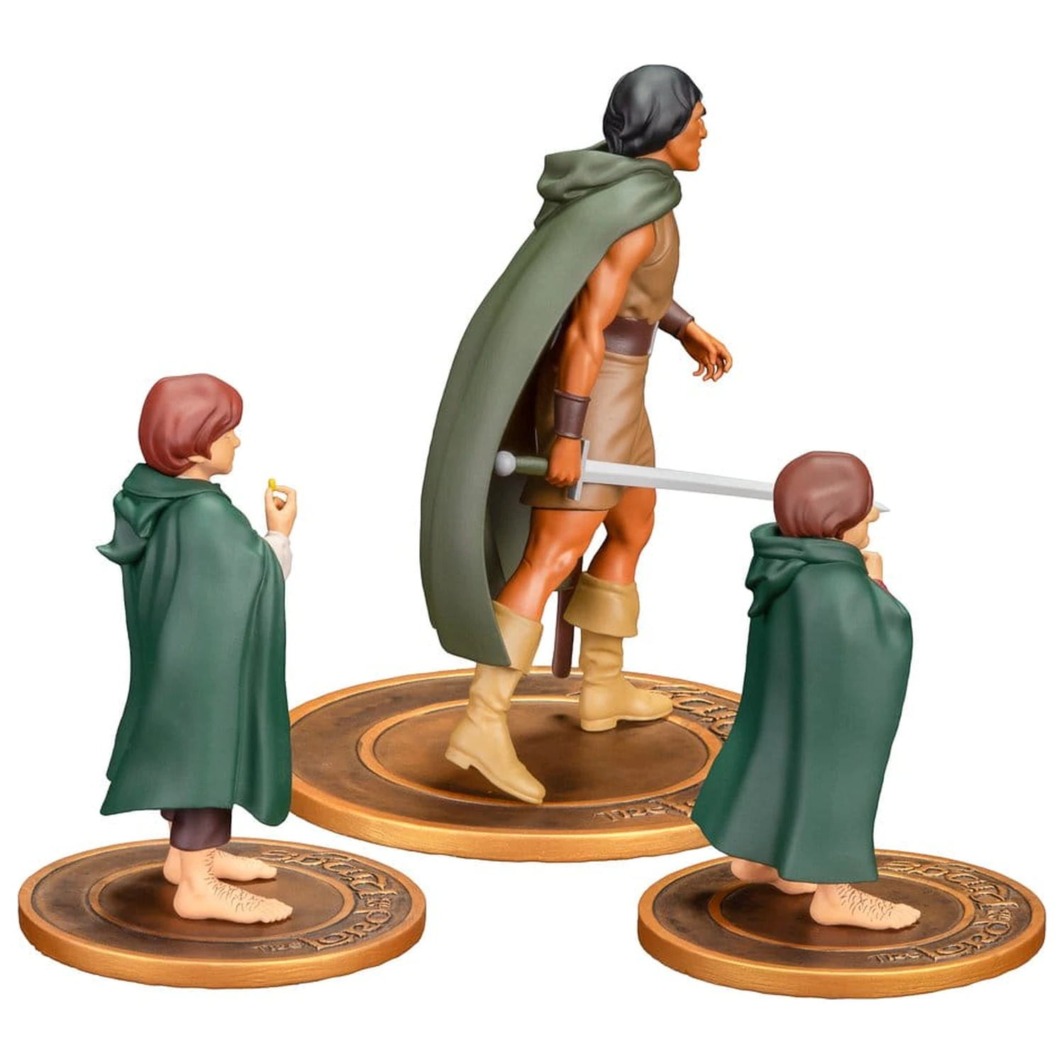 Lord of the Rings Animated Film PVC figurice 3-paket Frodo, Aragorn in Samwise fotografija izdelka