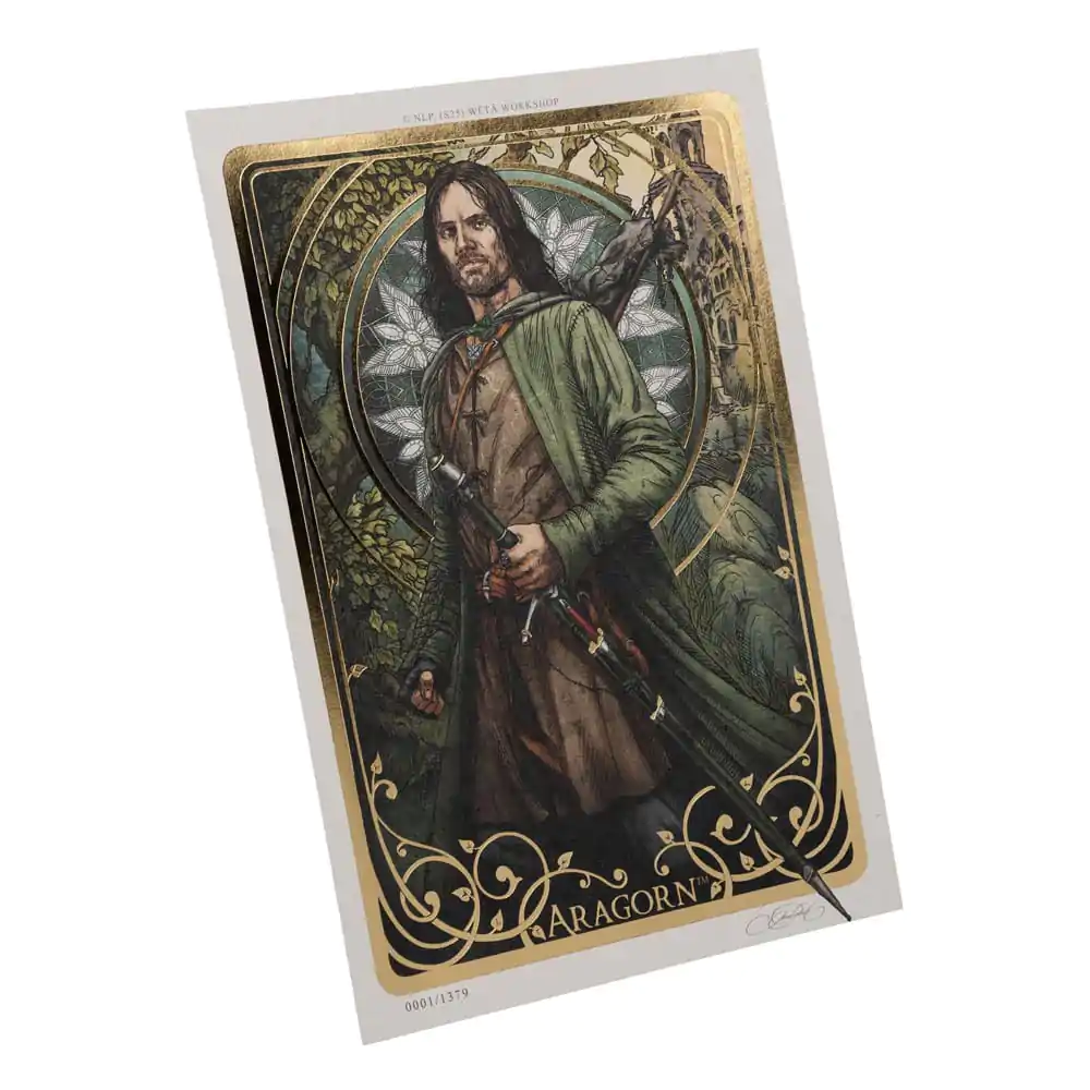 Lord of the Rings Umetniški Tisk Aragorn Art Card 14 x 21 cm Omejena Izdaja fotografija izdelka