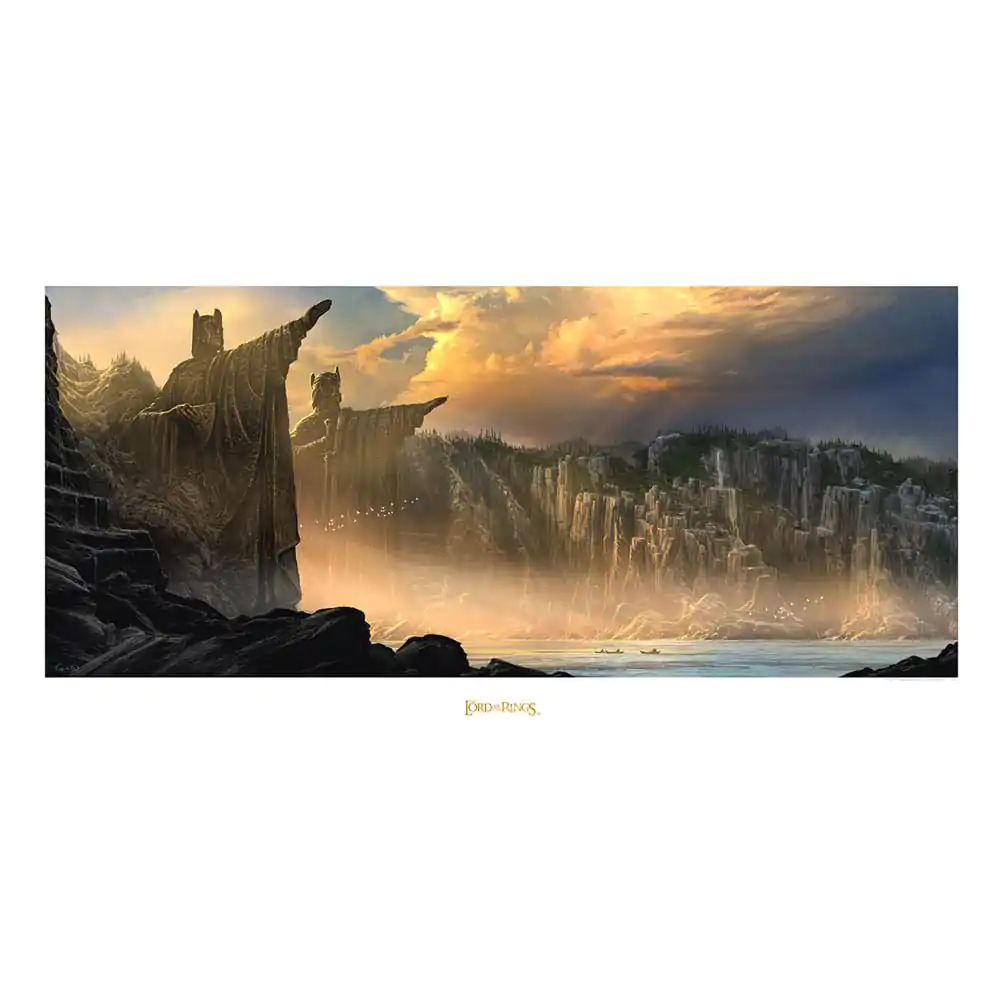 Lord of the Rings Art Print The Argonath - Pillars of the Kings 59 x 30 cm fotografija izdelka