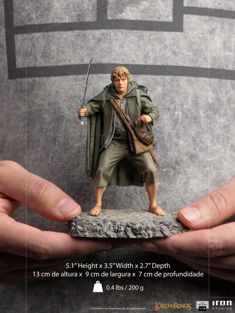 Lord Of The Rings BDS Art Scale Kip 1/10 Sam 13 cm fotografija izdelka