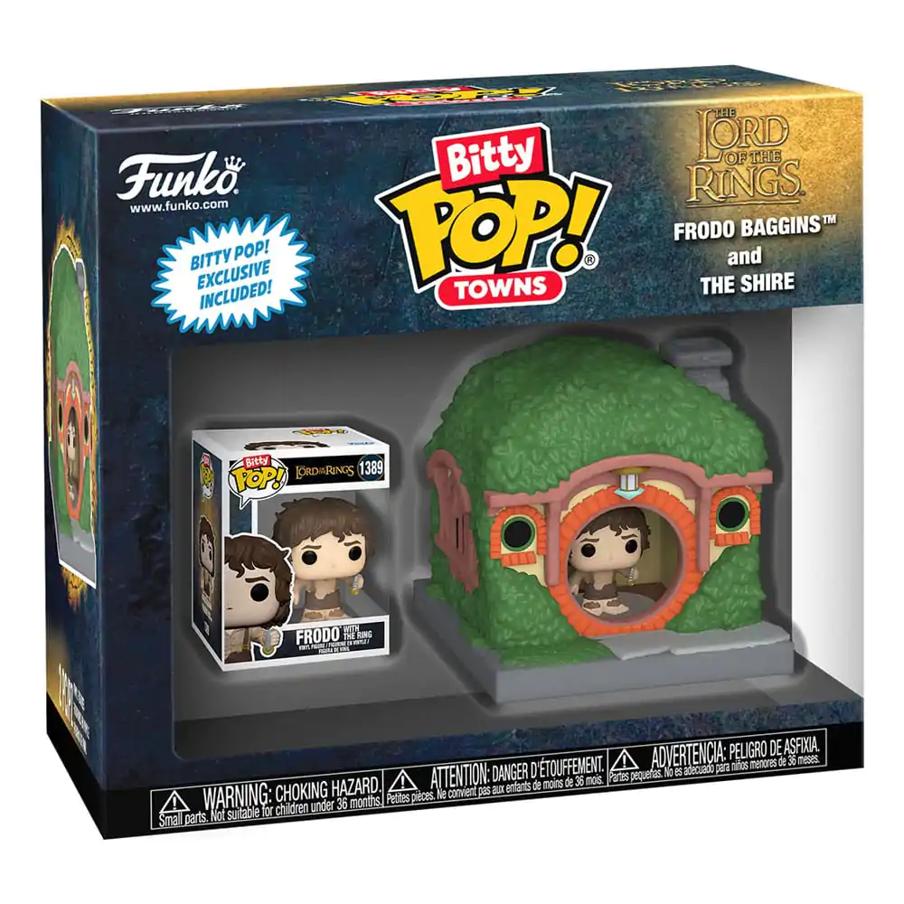 Lord of the Rings Bitty Funko POP! Town Vinilna Figura Frodo at Shire fotografija izdelka