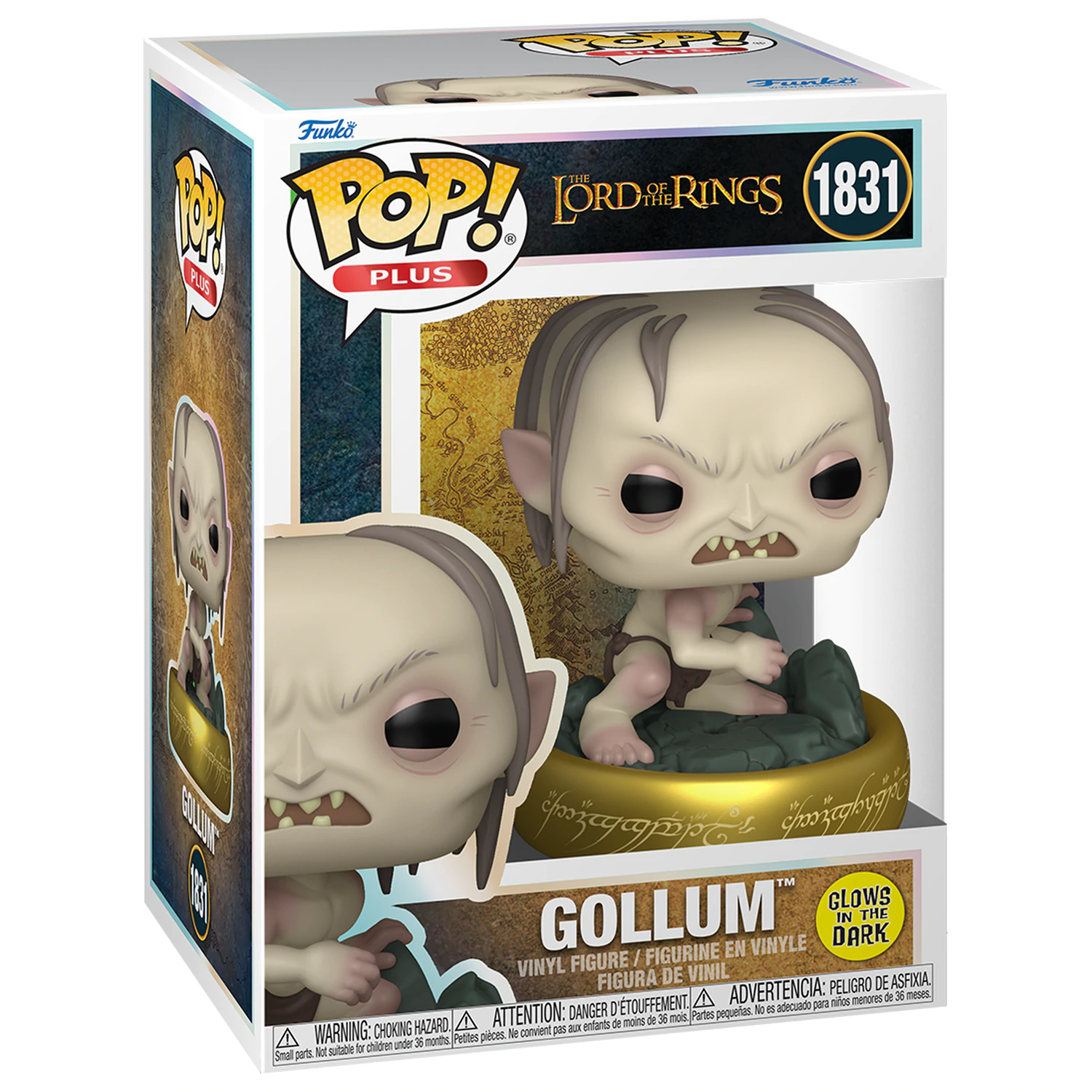 Lord of the Rings Funko POP! Plus Movies vinilne figure Gollum(GW) 9 cm fotografija izdelka