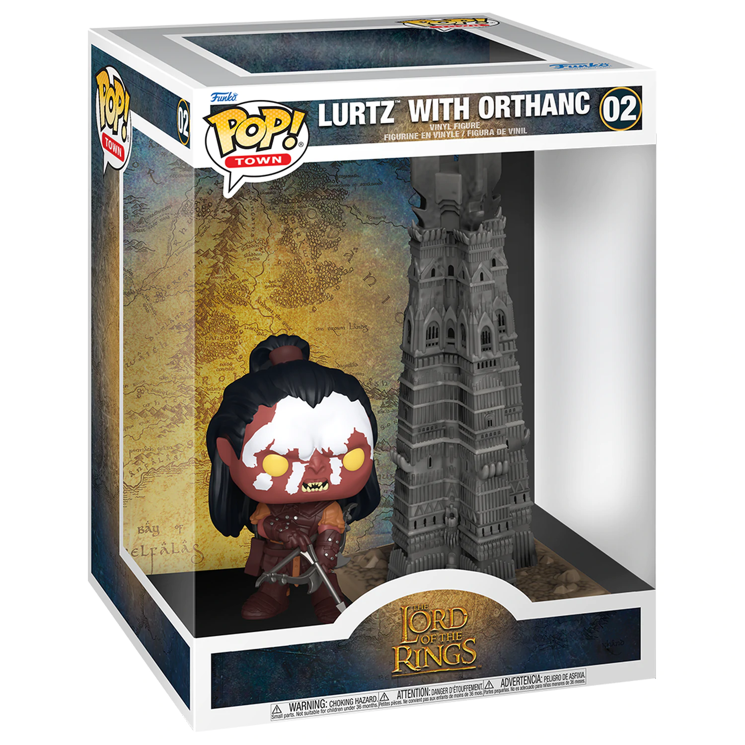 Lord of the Rings Funko POP! Town vinilna figura Lurtz s stolpom fotografija izdelka