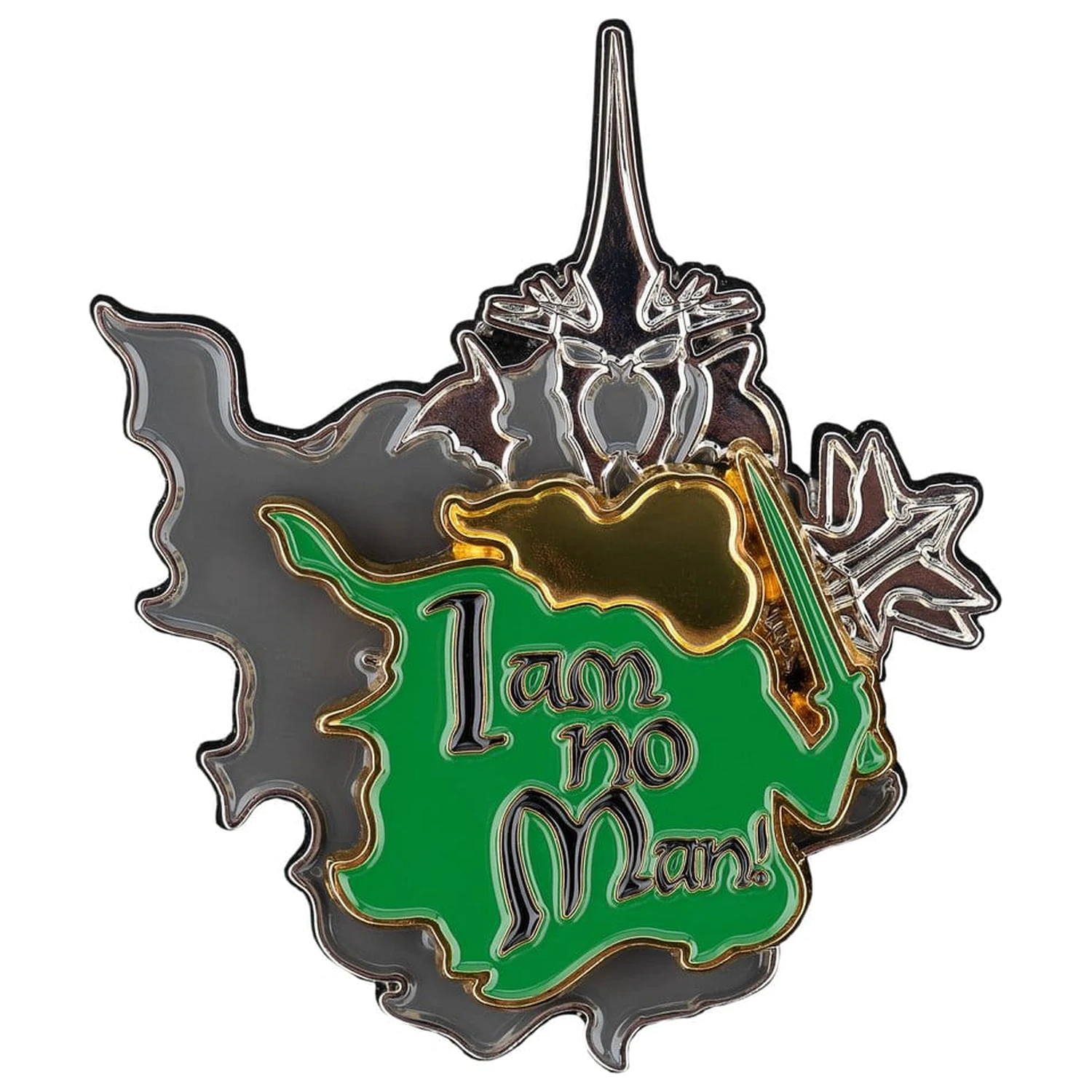 Lord of the Rings Zbirateljski pins 2-pak No Man can Kill Me & I Am No Man! 7 cm fotografija izdelka
