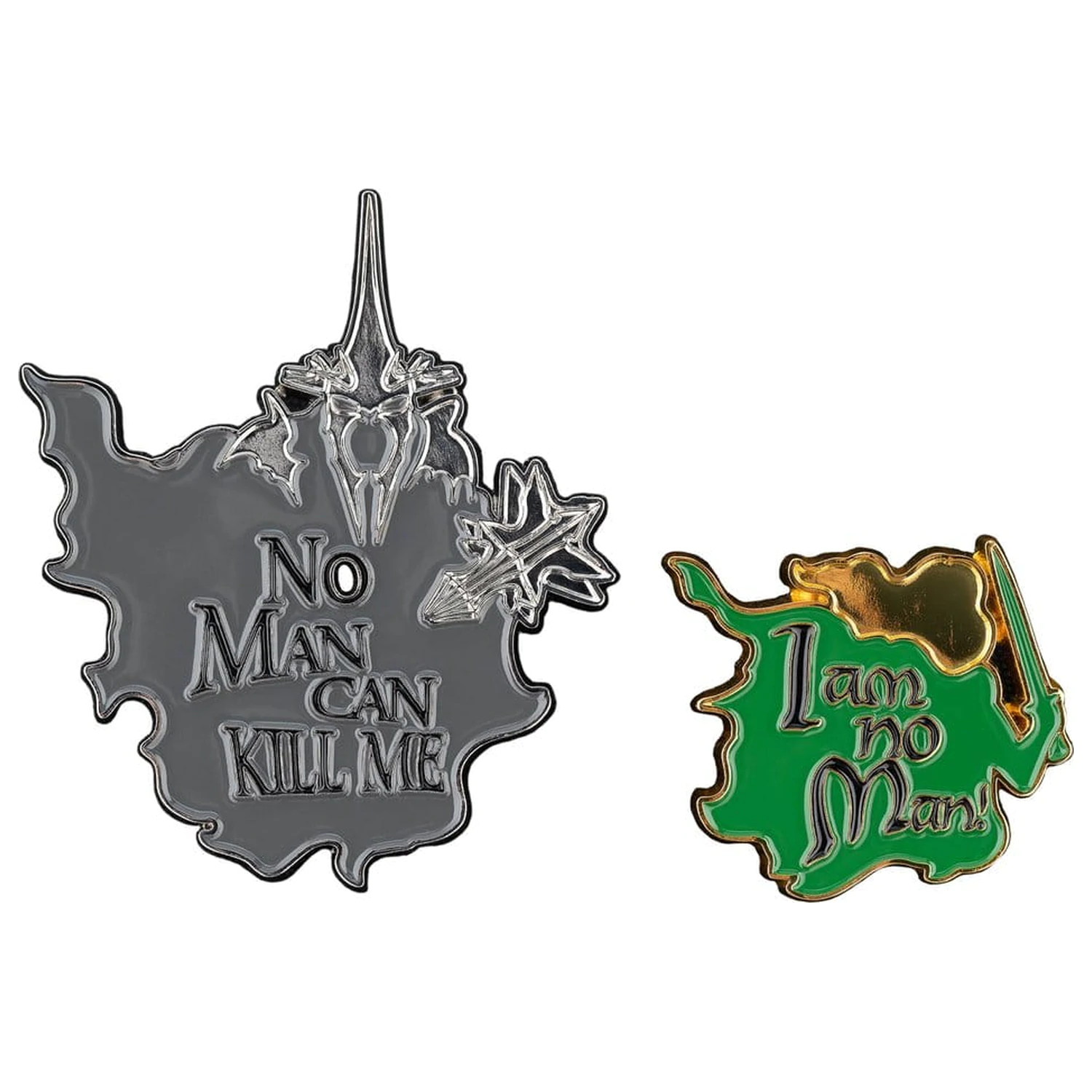 Lord of the Rings Zbirateljski pins 2-pak No Man can Kill Me & I Am No Man! 7 cm fotografija izdelka