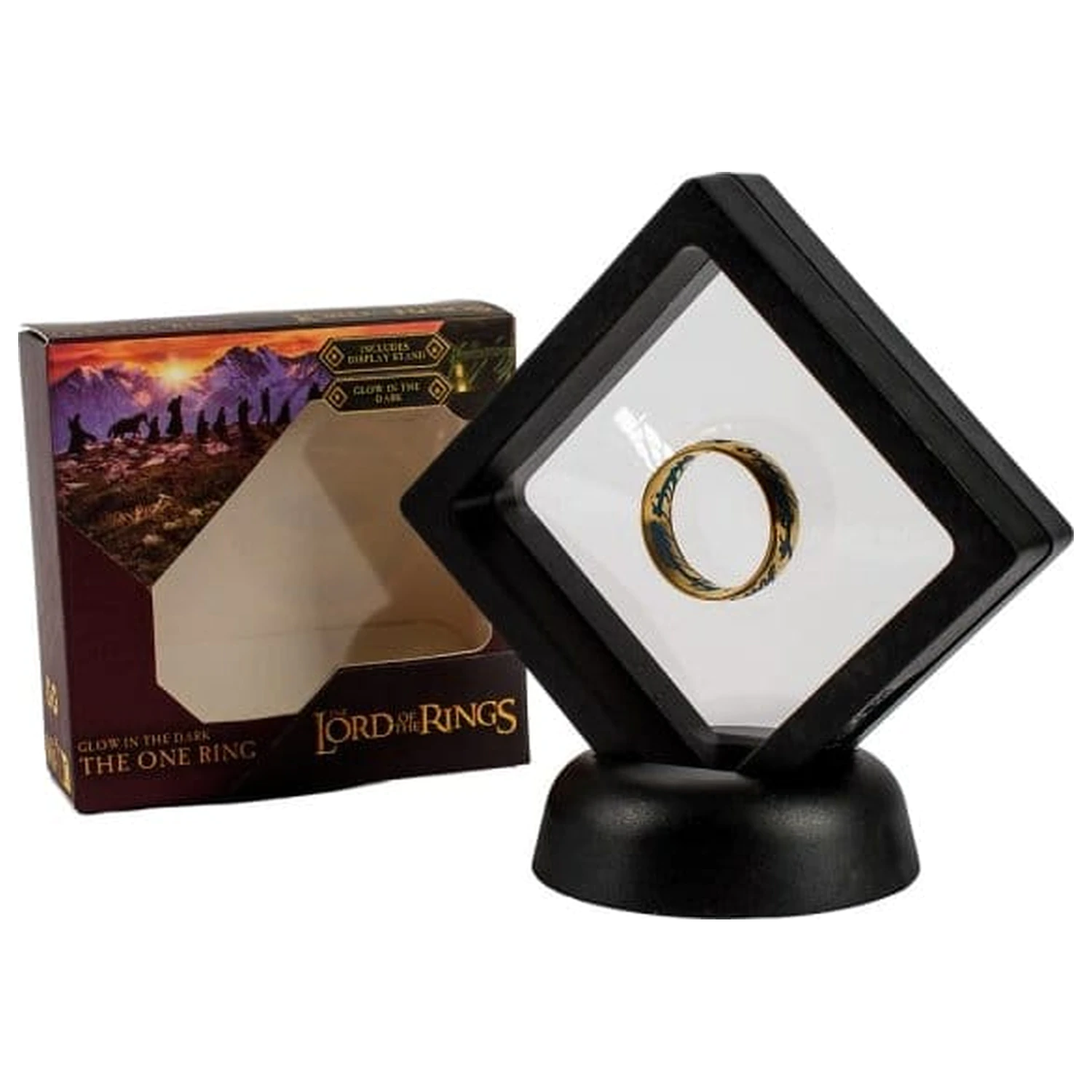 Lord of the Rings replika Enega prstana, ki sveti v temi fotografija izdelka