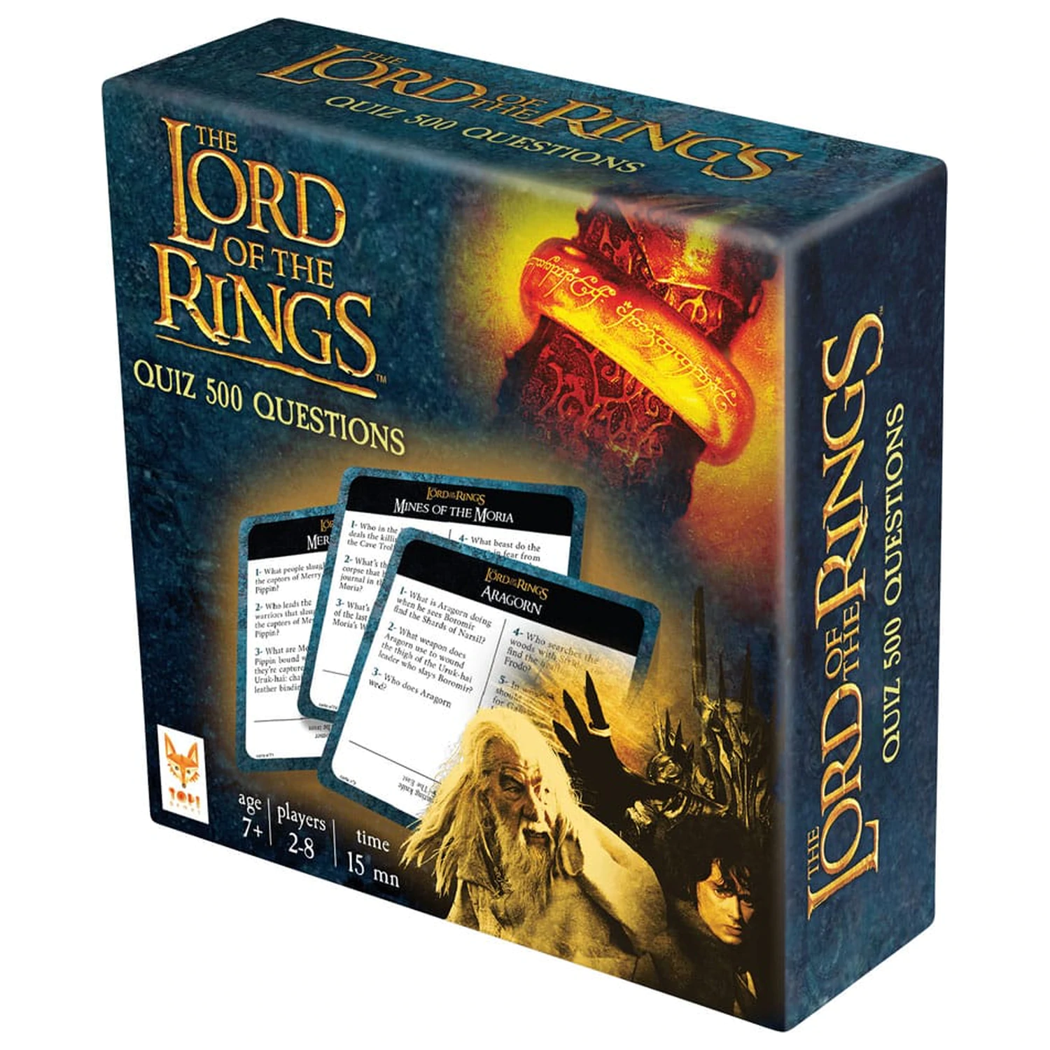 Lord of the Rings Igra s kartami Kviz 500 Vprašanj *angleška različica* fotografija izdelka