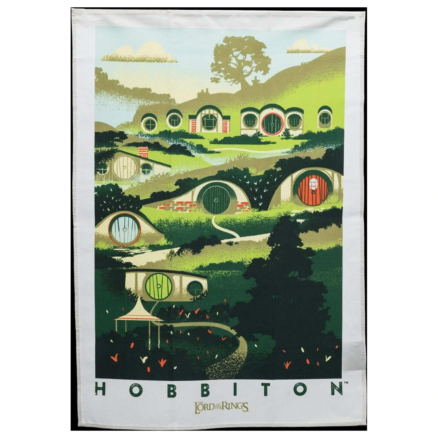 Lord of the Rings kuhinjska krpa 2-pak Rivendell & Hobbiton 70 cm fotografija izdelka