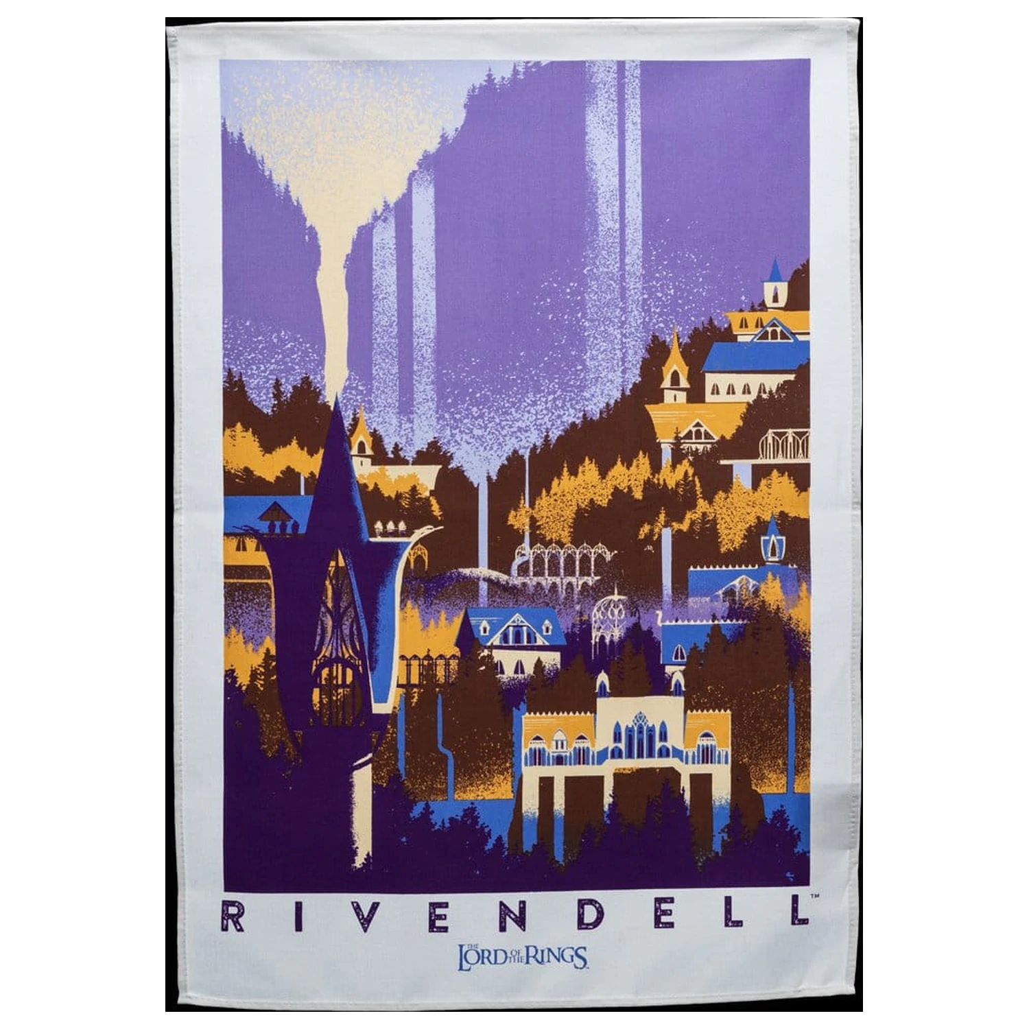Lord of the Rings kuhinjska krpa 2-pak Rivendell & Hobbiton 70 cm fotografija izdelka
