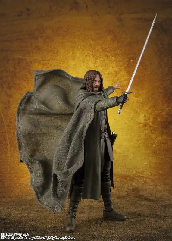 Lord of the Rings S.H. Figuarts akcijska figura Aragorn 16 cm fotografija izdelka