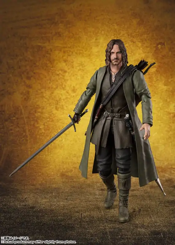 Lord of the Rings S.H. Figuarts akcijska figura Aragorn 16 cm fotografija izdelka