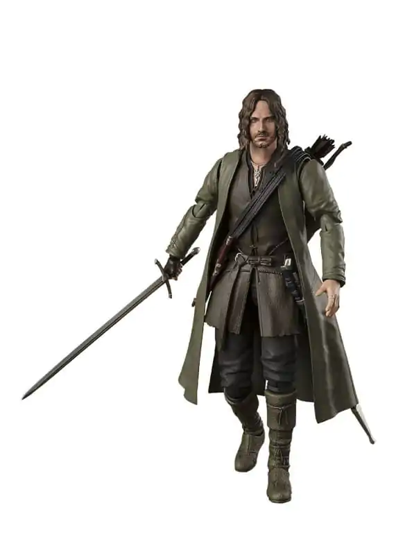 Lord of the Rings S.H. Figuarts akcijska figura Aragorn 16 cm fotografija izdelka