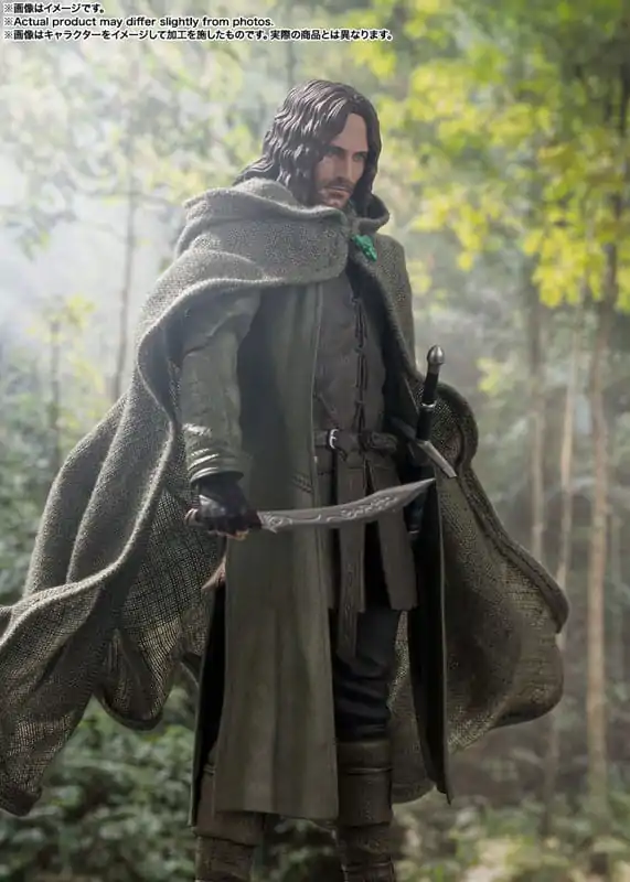 Lord of the Rings S.H. Figuarts akcijska figura Aragorn 16 cm fotografija izdelka