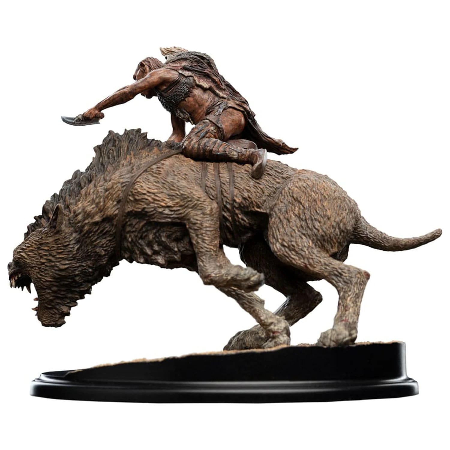 Lord of the Rings Mini Statua Sharkû na Wargu 18 cm fotografija izdelka