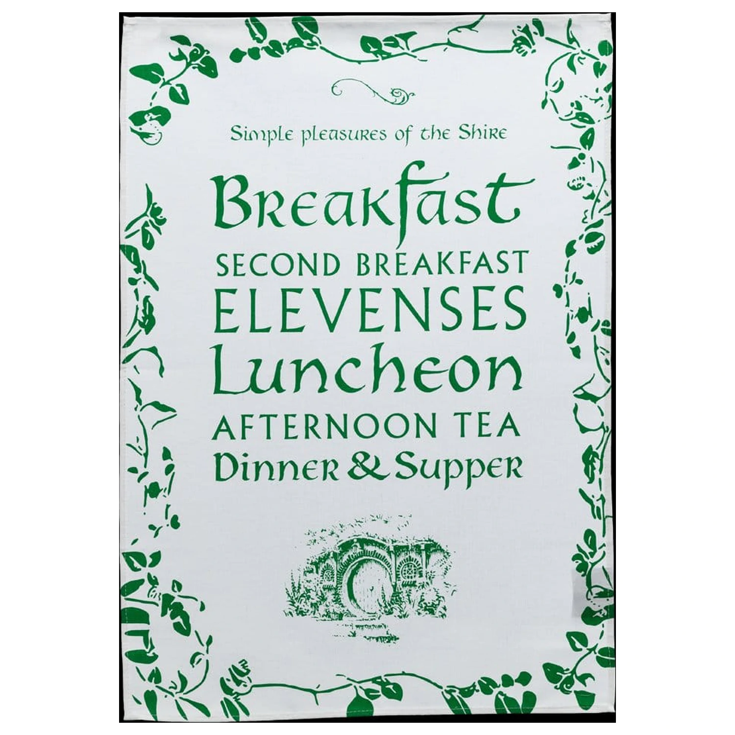 Lord of the Rings kuhinjska krpa Simple Pleasures of the Shire 72 cm fotografija izdelka