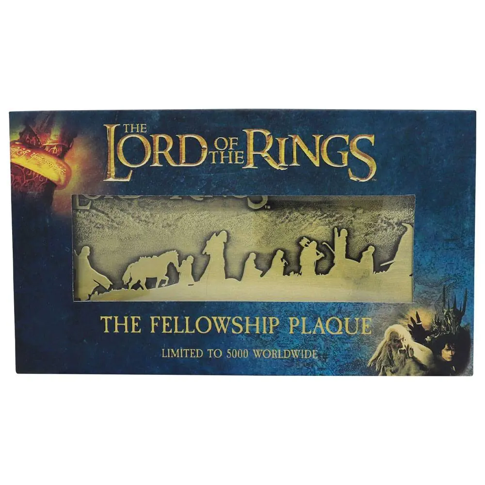 Lord of the Rings The Fellowship Plaque Limited Edition - plaketa, omejena izdaja fotografija izdelka